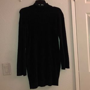 Express black sweater dress